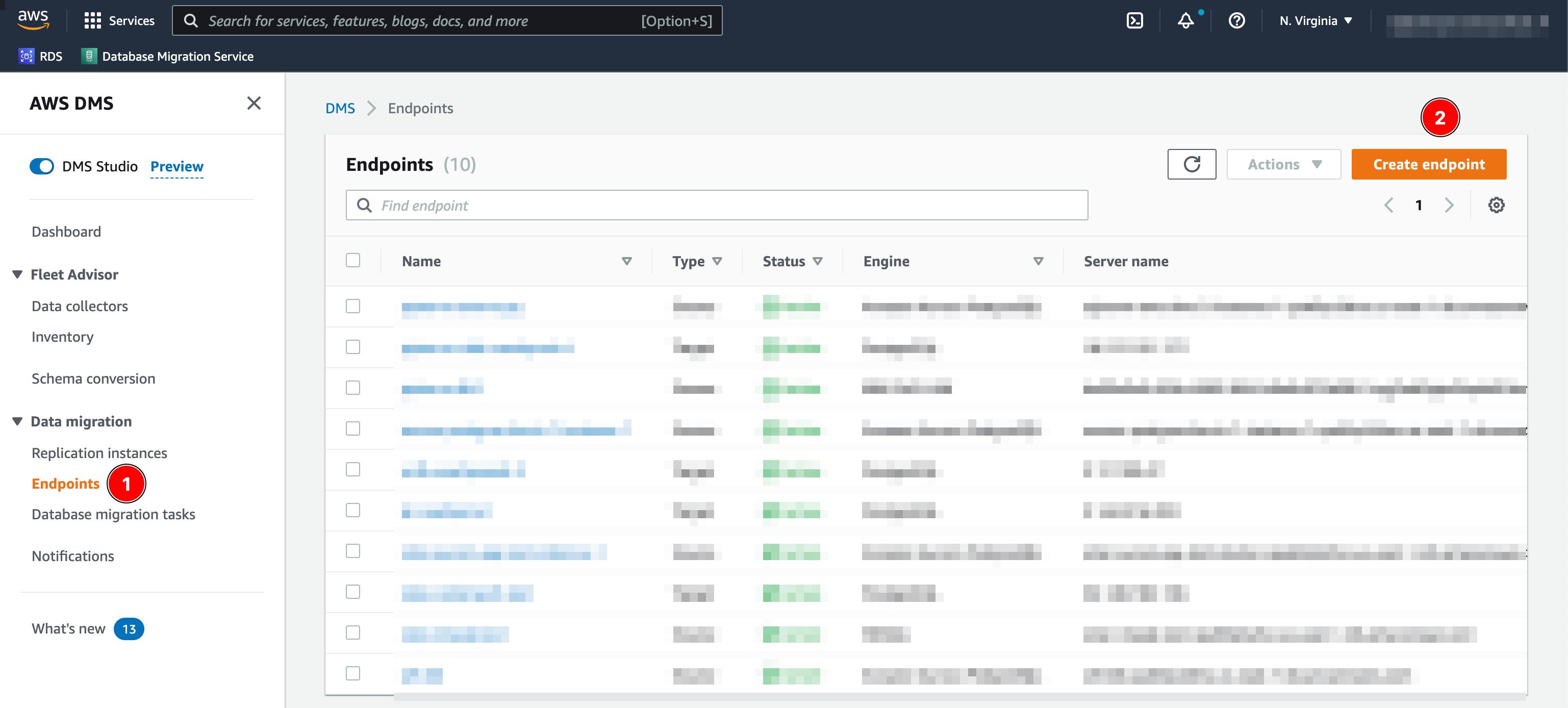 AWS-DMS-Create-Endpoint